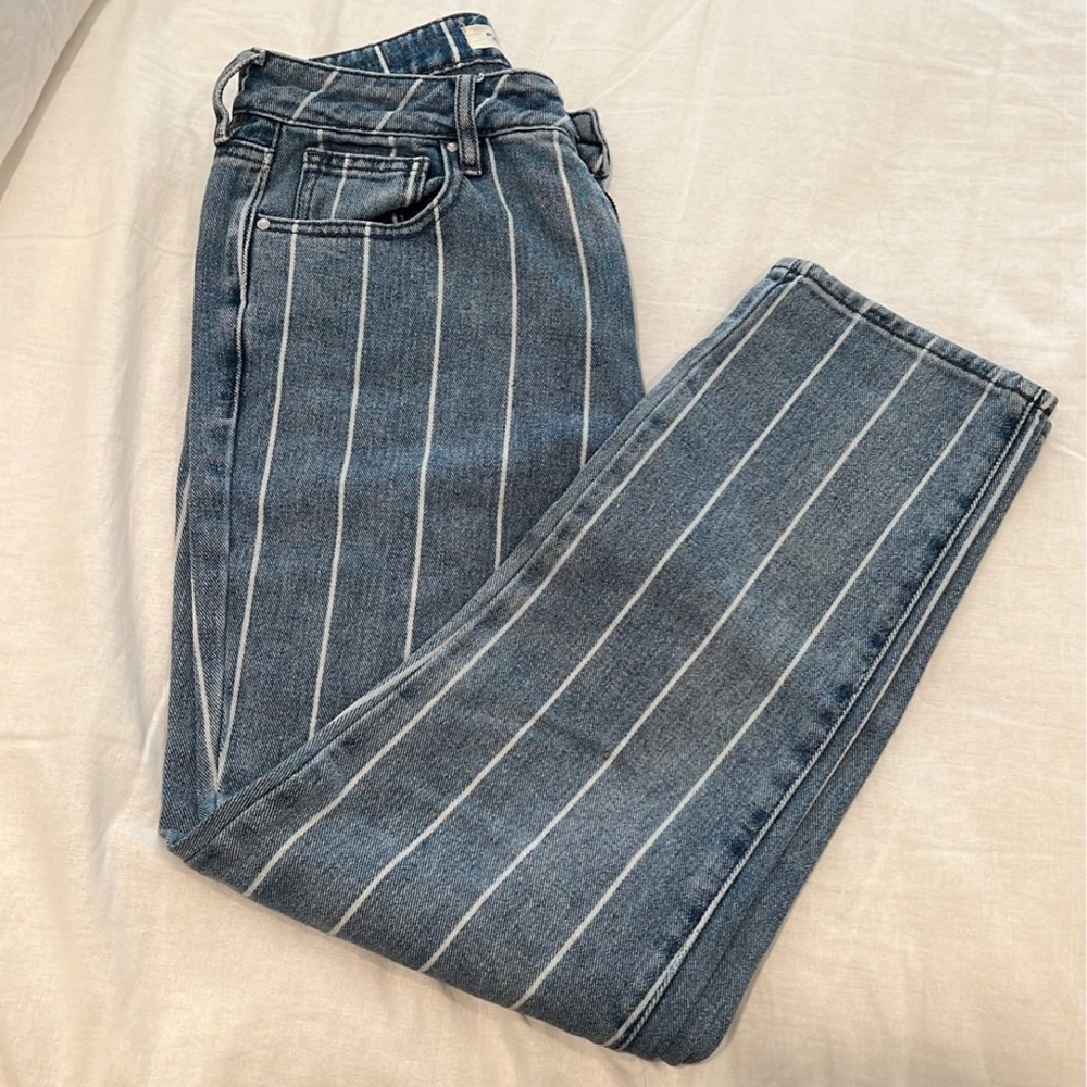 Pinstripe Jeans